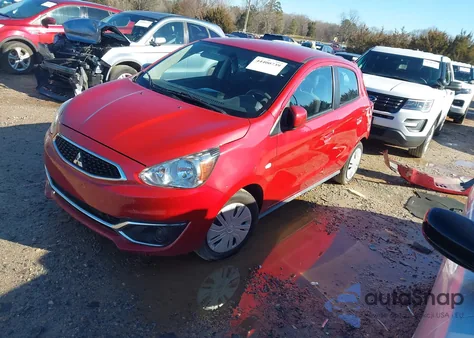 2019 Mitsubishi Mirage Es z USA, uszkodzony, nr VIN ML32A3HJ5KH005724